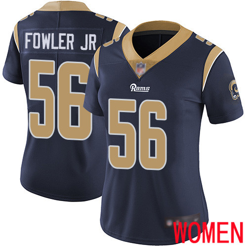Los Angeles Rams Limited Navy Blue Women Dante Fowler Jr Home Jersey NFL Football #56 Vapor Untouchable->los angeles rams->NFL Jersey